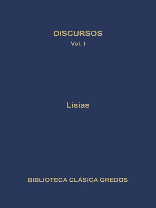 Title details for Discursos I by Lisias - Available